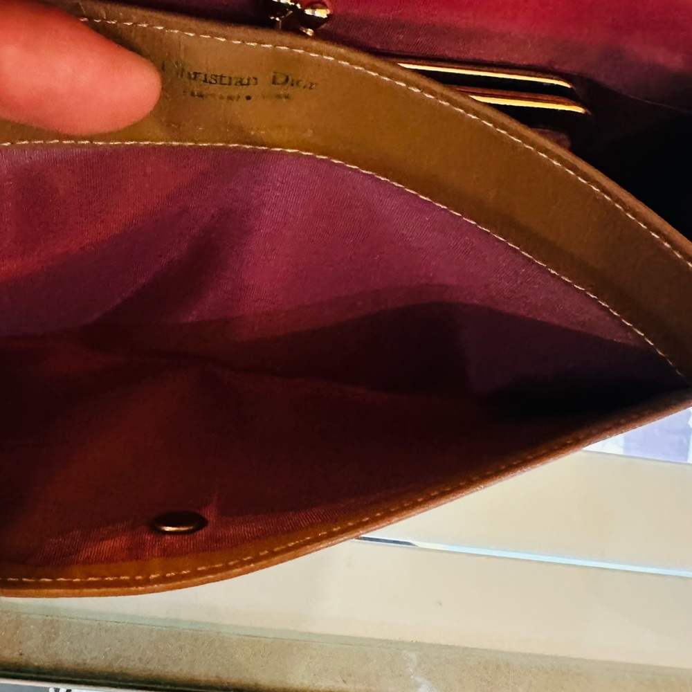 Christian dior vintage wallet Brown and Tan color - Picture 7 of 10